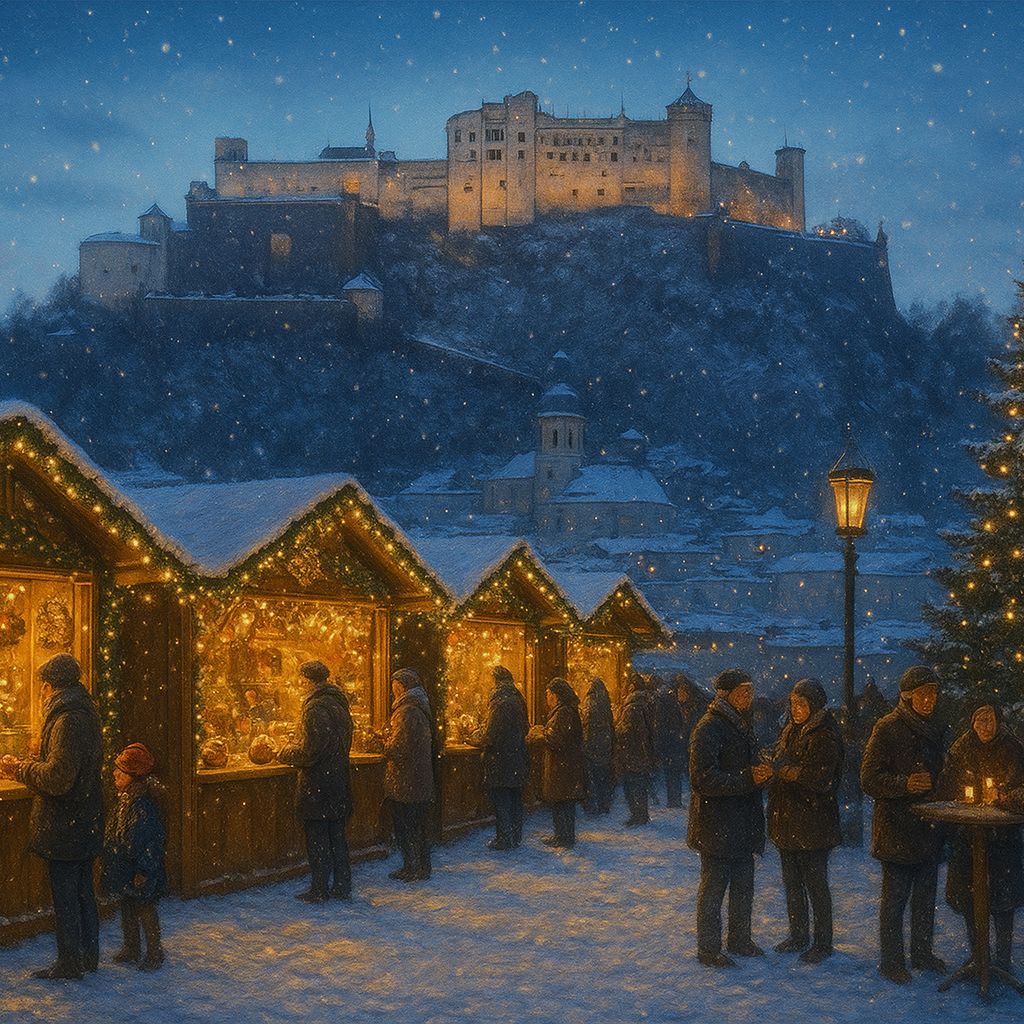 Winterzauber hoch über Salzburg – Die Adventmärkte auf der Festung Hohensalzburg